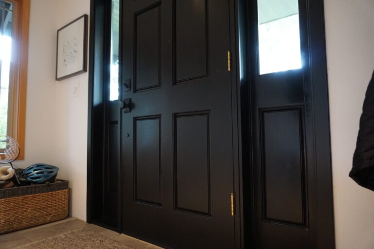 Interior Door painted by Campbells Custom Finishes in Bend Oregon